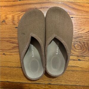 Rothy's Tan Knit Clogs